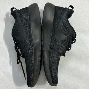 Nike Roshe One Moire Low-Top Running Shoes Black Womens us 8 sneakers